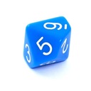 Игральные кости REBEL D10, 10 граней, синие цифры