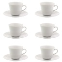 PORCELANA GASTRO FILIŻANKA/SPODEK 200ml BIEL6SZT/KPL