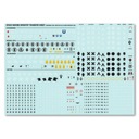 Таблички с переводными листами пехоты космического десанта