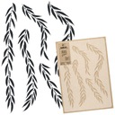 SZABLON MALARSKI /65x95/ LIŚCIE WIERZBY