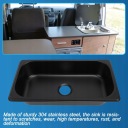 ZLEW RV 304 ZE СТАЛІ НЕРЖАВІЙКА 12,8X6,93X2,56 ДЮЙМА ВБУДОВАНА Y8  (18857903821) фото min 7