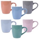 6x набор разноцветных КРУЖЕК, набор чашек для питья кофе, чая, трав, подарок