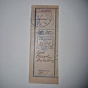 Przekaz pocztowy Rydułtowy Dolne 20.X.1927 rok Typ całości 1918 - 1939