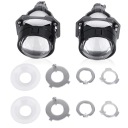 LENTILLES PROJEKTORY BI-LED 2,5″ VERS PHARE CAPUCHONS 2 EN 1 AVEC RINGAMI ROULEMENT EYESphoto 9