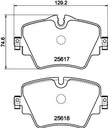 ZAPATAS DE FRENADO PARTE DELANTERA 8DB 355 023-131 HELLA PAGID 