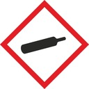 Табличка ГХС-09 Газы под давлением 10х10см