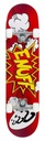 Скейтборд Enuff POW Red, мягкие колеса, 90А