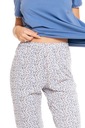Женская хлопковая пижама Moraj 3/4 с брюками с цветочным принтом 4400-005 M