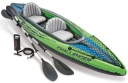 Каяк Intex 68306 Challenger K-2 с веслами WAWA