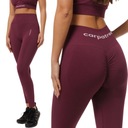 CARPATREE ЖЕНСКИЕ ЛЕГГИНСЫ СПОРТИВНЫЕ ЛЕГГИНСЫ С ВЫСОКОЙ ПОСАДКОЙ PUSH UP ALLURE BURGUN