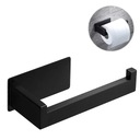 UCHWYT SAMOPRZYLEPNY STALOWY NA PAPIER TOALETOWY CZARNY LOFT WC AG869D