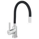 FERRO ZUMBA КУХОННЫЙ FAPER ГИБКИЙ ИЗЛИК ЧЕРНЫЙ ХРОМ