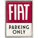 Ностальгический художественный постер 30x40см Fiat Parking Only