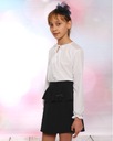 Elegantná sukňa s volánikom Triss čierna 122 Vek dieťaťa 7 rokov +