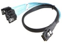 КАБЕЛЬ MINI SAS SFF-8087 4x SATA 7pin ДЛЯ ДИСКОВ 0,5 МБ