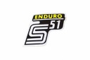SIMSON S51 ENDURO ЖЕЛТАЯ НАКЛЕЙКА