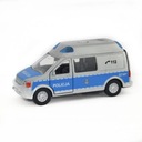 Auto Polícia Van kovové so zvukom sirén 14cm pohonom svetiel Vek dieťaťa 3 roky +