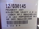 PEUGEOT 407 COLLECTEUR ADMISSION 9662401480 2,0 16V CAPTEUR MAP 9639381480photo 8