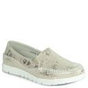 GOODIN GD-XF-92 МОКАСИНЫ ИЗ ЗМЕИНОЙ КОЖИ, ЗОЛОТО 38