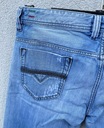 Diesel SAFADO W33 L34 stylowe jasne błękitne spodnie jeansowe Materiał dominujący bawełna