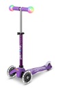 Micro - Mini Deluxe Magic Purple LED трехколесный детский самокат