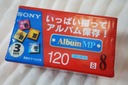 3x KAZETY VIDEO8 SONY ALBUM MP 3-pack 120min Druh Video8