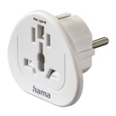 Дорожный адаптер Hama, универсальная розетка, вилка европейского стандарта