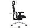 Эргономичное офисное кресло Levano System Control Pro Black