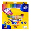 Ceruzkové pastelky Astra 48 farieb XXL s strúhadlom Druh ceruzkové pastelky