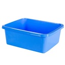 ПЛАСТИКОВАЯ ЧАШКА, ПРЯМОУГОЛЬНЫЙ ПЕЛУС, 11 Л, ЦВЕТА