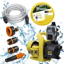 AUTOMATYCZNAA POMPA OGRODOWA POWIERZCHNIOWA MOCNA OSPRZĘT 2xWĄŻ PISTOLET