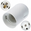 ФИТИНГ, ЦОКАЛ ЛАМПЫ E27, БЕЛЫЙ