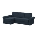 BACKABRO Чехол на диван с лежаком, Velvet Navy