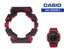 Bezel - osłona koperty CASIO GA-100CM GD-120CM czerwony moro ORYGINALNY
