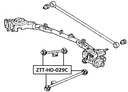 TULEJ DE LIVIER ARRIÈRE WZDLUZNEG0 HONDA HR-V 98 photo 3 - milautoparts-fr.ukrlive.com