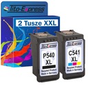 2x чернила для CANON PG-540 + CL-541 XL, черные + цветные