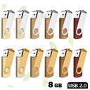 Флеш-накопитель USB 8 ГБ 2.0 ECO WOODEN — 6 ДИЗАЙНОВ