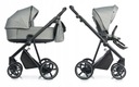 Коляска ROAN 2в1 IVI + адаптеры CLOUD GREY