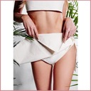 Юбка-сауна с трусиками L ecru YEYE