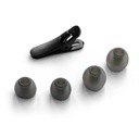 GUMKI do SŁUCHAWEK 2 KOMPLETY + KLIPS CZARNE