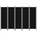 Экран 5-панельный, черный, 250 х 180 см.