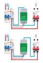 Счетчик электроэнергии TUYA WiFi для DIN-рейки