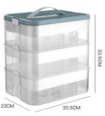 TÁROLÓ DOBOZ ÉPÍTŐKOCKÁK JÁTÉK TÁROLÓ RENDSZEREZŐ Űrtartalom 23 l