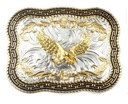 Большая пряжка с золотым орлом, западная пряжка для ремня