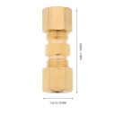 2 SZT. BRASS CONNECTOR KOMPRESJI DO WIRES BRAKING GOLDEN  photo 15