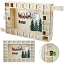 АДВЕНТ-КАЛЕНДАРЬ ДЕРЕВЯННЫЙ ДОМ НА РОЖДЕСТВО