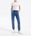 Женские джинсы, женские джинсы, джоггеры с эффектом кислотной стирки 42