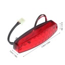UNIVERSAL RED LIGHT REAR BRAKES MOTOCIKLINIO HIGH WIDOCZNOSC  photo 13