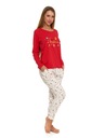 Пижама Moraj Long Christmas Cotton Женская 5000-006 Красный XL