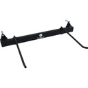 Регулируемый настенный держатель коврика Sveltus, черный